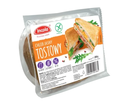CHLEB TOSTOWY JASNY BG 200G IC.