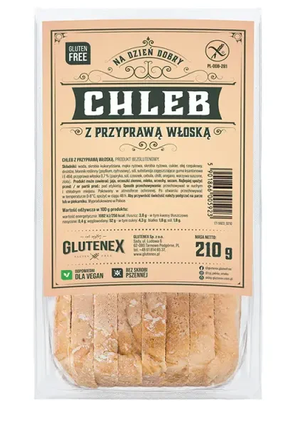 CHLEB Z PRZYP WŁOSKĄ 210G GL.