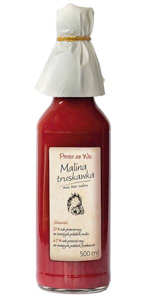 MUS MALINA-TRUS. BEZ CUK.500 ML SW.