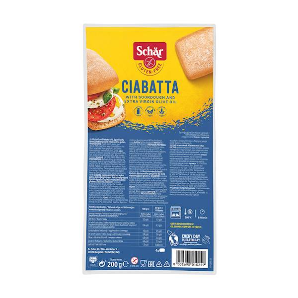 BUŁKA CIABATTA 200G SH.