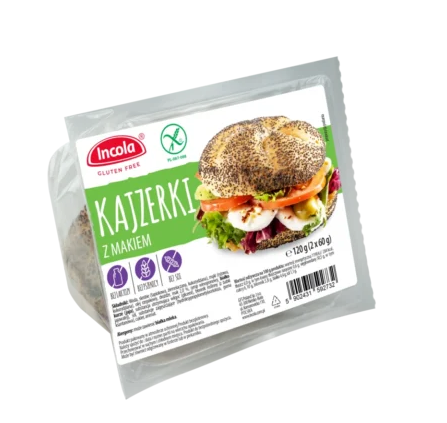 BUŁKA KAJZERKA MAK BG 120G IC.