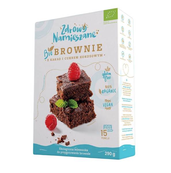 BROWNIE Z CUKREM KOKOS 290G ZN.