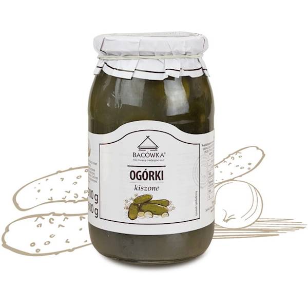 OGÓRKI KISZONE 900G BC.