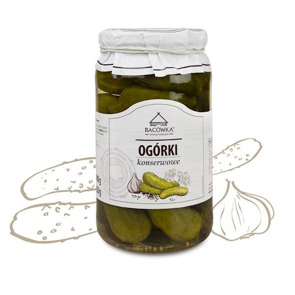 OGÓRKI KONSERWOWE 900G BC.