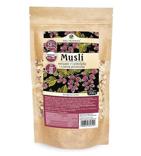 MUSLI CZEK Z PORZECZKĄ 500G 5P.