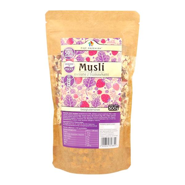 MUSLI TRUSKAWKOWE 500G 5P.