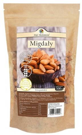 MIGDAŁY ŁUSKANE 500G 5P.