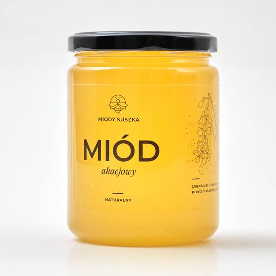 MIÓD AKACJOWY 700G SUSZKA.