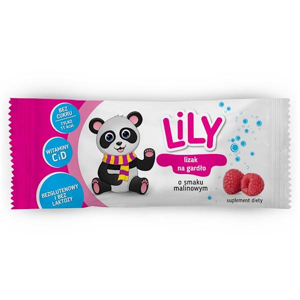 LIZAK NA GARDŁO MALINA 8G.