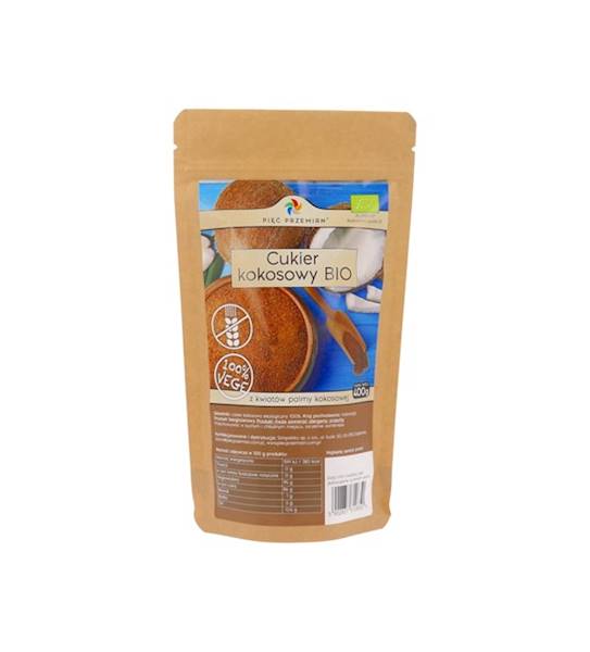 CUKIER KOKOSOWY BIO 400G 5P.