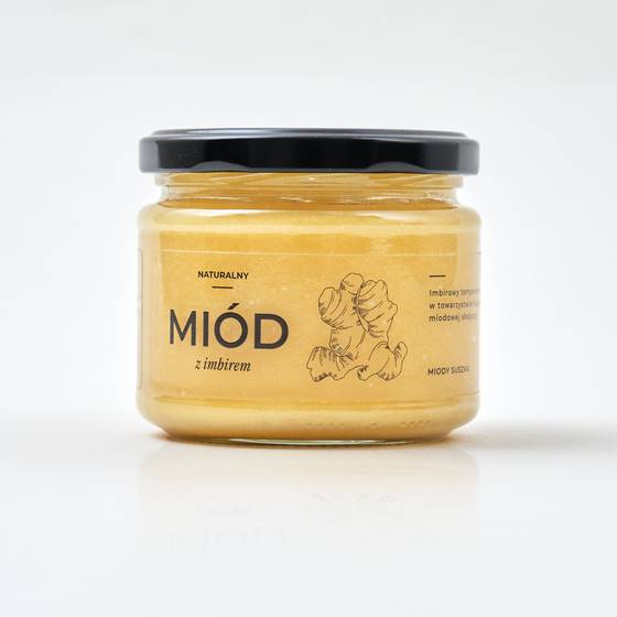 MIÓD Z IMBIREM 350G SUSZKA.