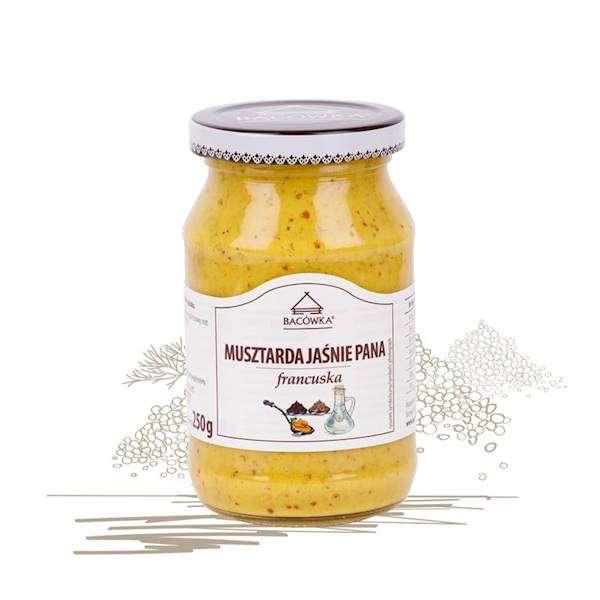 MUSZTARDA JAŚNIE PANA 250G BC.