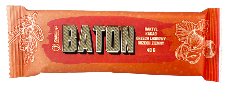 BATON KRUKAM KAKAO ORZECHY 40G KR.