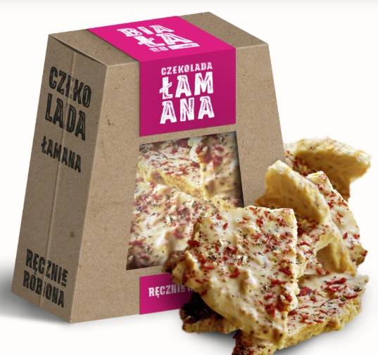 CZEKOLADA ŁAMANA BIAŁA ŻUR 170G CH.