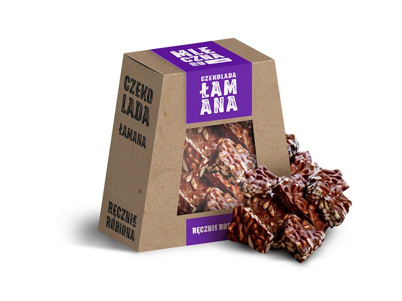 CZEKOLADA ŁAMANA ML RYŻ 170G CH.