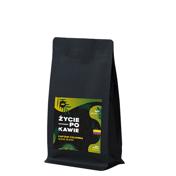 KAWA ZIARNISTA PO KAWIE CAPTAIN COLOMBIA 250G PK.