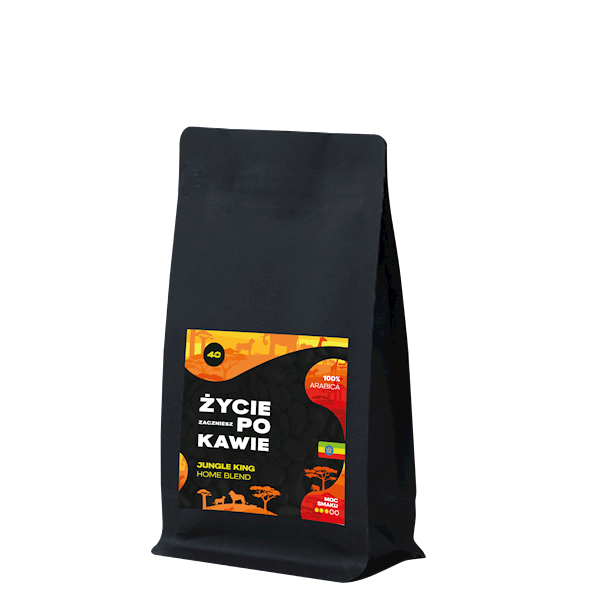 KAWA ZIARNISTA PO KAWIE JUNGLE KING ETIOPIA 250G