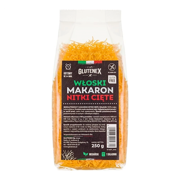 MAKARON WŁOSKI NITKI CIENKIE 250G GL.