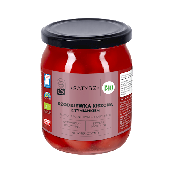 RZODKIEWKA KISZONA Z TYMIANKIEM 500ML SĄT.