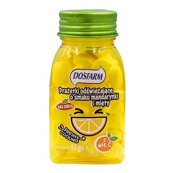 DRAŻETKI MANDARYNKA I MIĘTA 45G MER.
