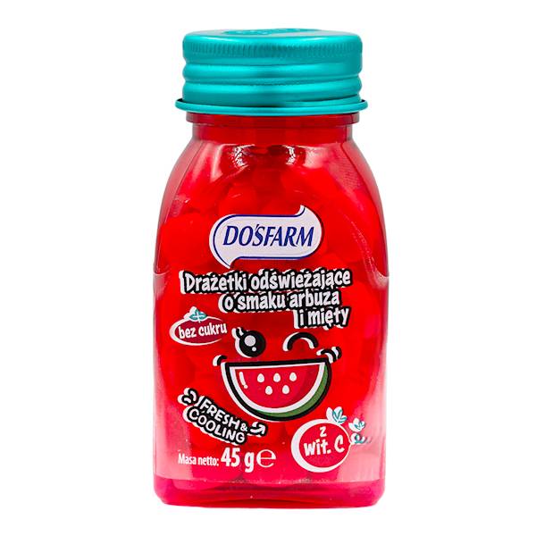 DRAŻETKI ARBUZ I MIĘTA 45G MER.
