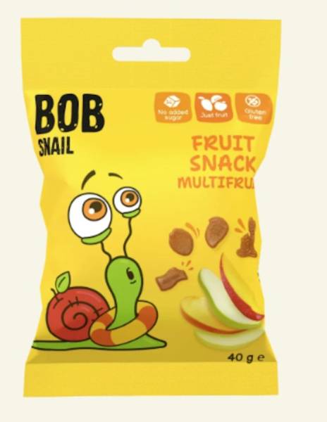 ŻELKI BOB SNAIL WIELOOWOCOWA 20G EW.