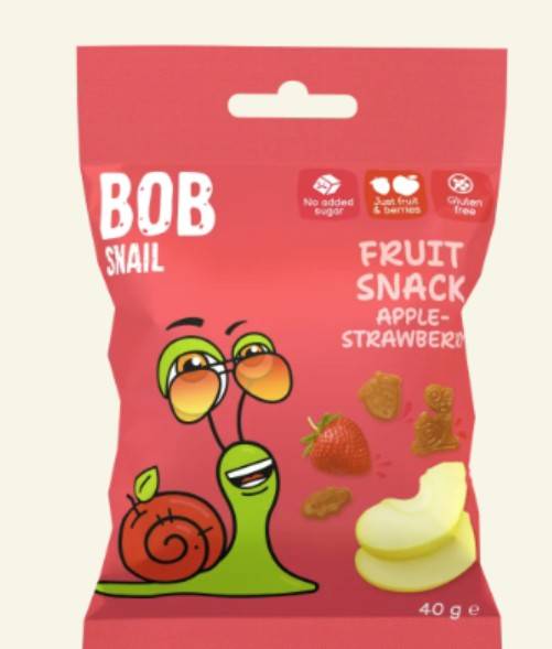 ŻELKI BOB SNAIL TRUSKAWKA 20G EW.