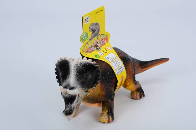 Dinozaur gumowy z dźwiękami