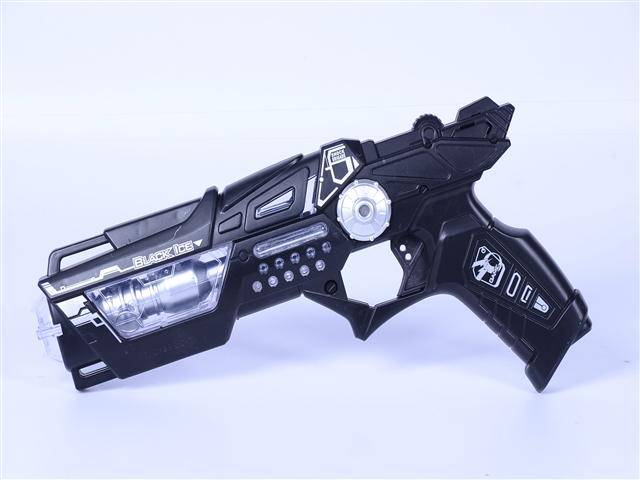 Pistolet z dźwiękami na baterie