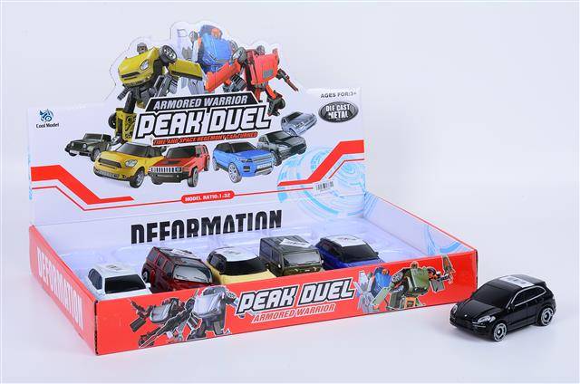 Autko metalowe transformers