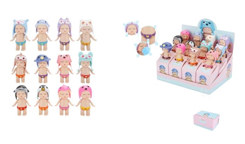 Laleczka bobas sikająca z akcesoriami *BR*