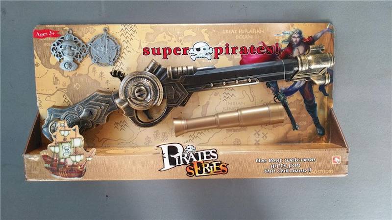 Pistolet piracki na baterie z akcesoriami