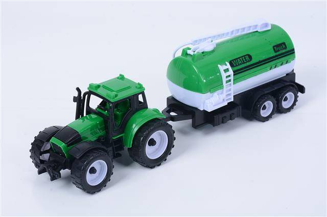Traktor z przyczepą