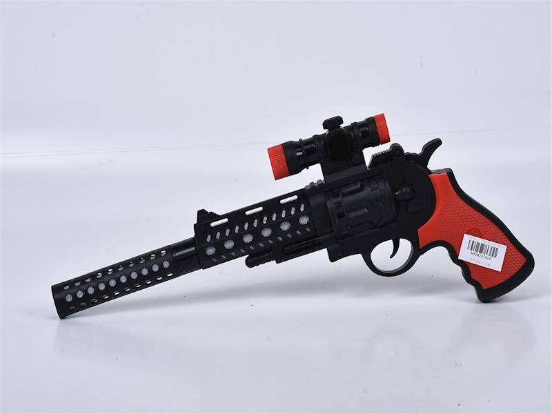 Pistolet z dźwiękami na baterie