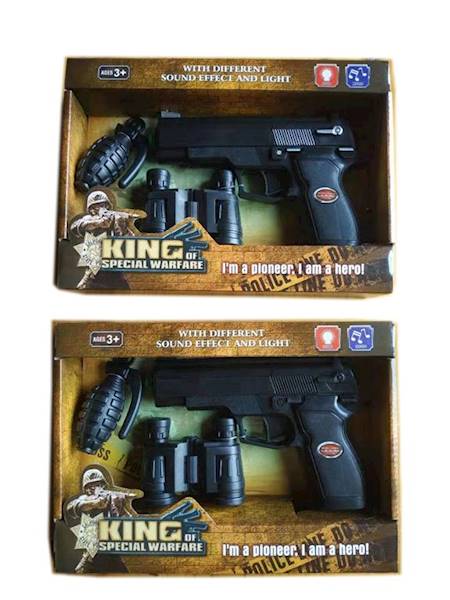 Pistolet na baterie z akcesoriami