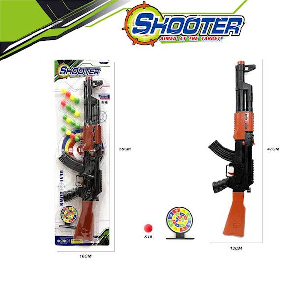 Pistolet na kulki z akcesoriami