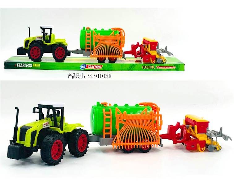 Traktor z maszyną rolniczą