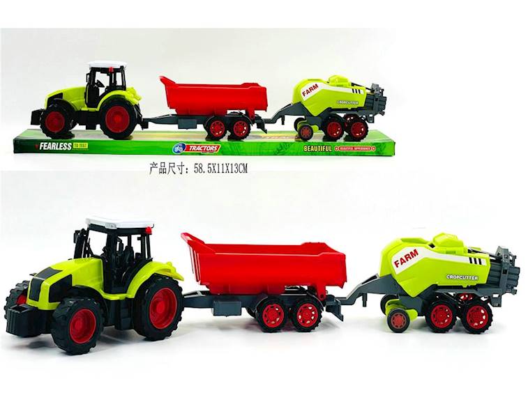 Traktor z maszyną rolniczą