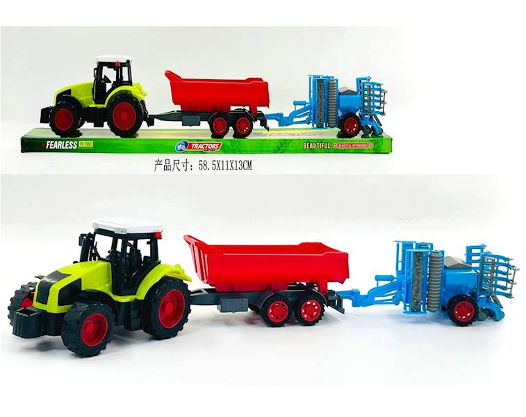 Traktor z maszyną rolniczą
