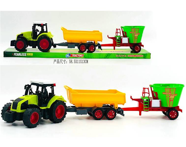 Traktor z maszyną rolniczą