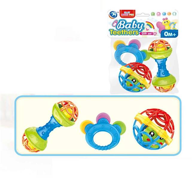 Zestaw grzechotek w worku