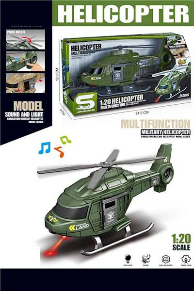 Helikopter z dźwiękami