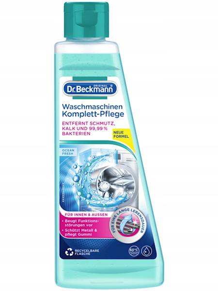 DR. BECKMANN NIEMIECKI ŚRODEK PŁYN DO CZYSZCZENIA PRALKI KOMPLEKSOWY 250ml