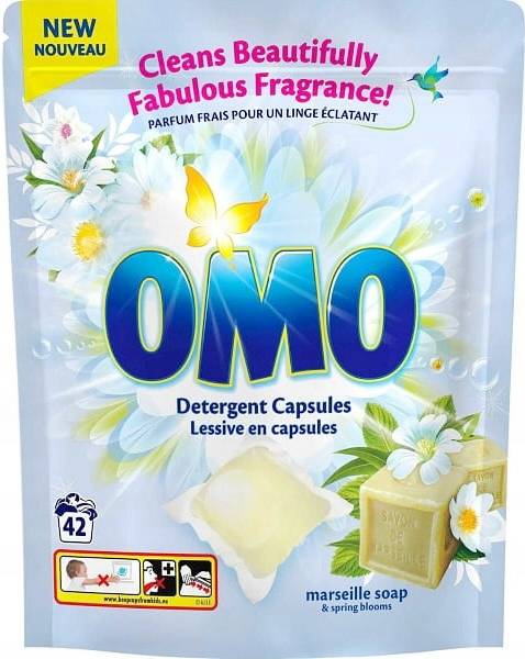 OMO 42 Caps Marseille Soap & Spring Blooms uniwersalne