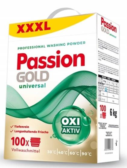 Passion Gold Proszek Do Prania 6 Kg