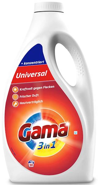 Gama Universal żel do prania DE 50 prań 2,5 L