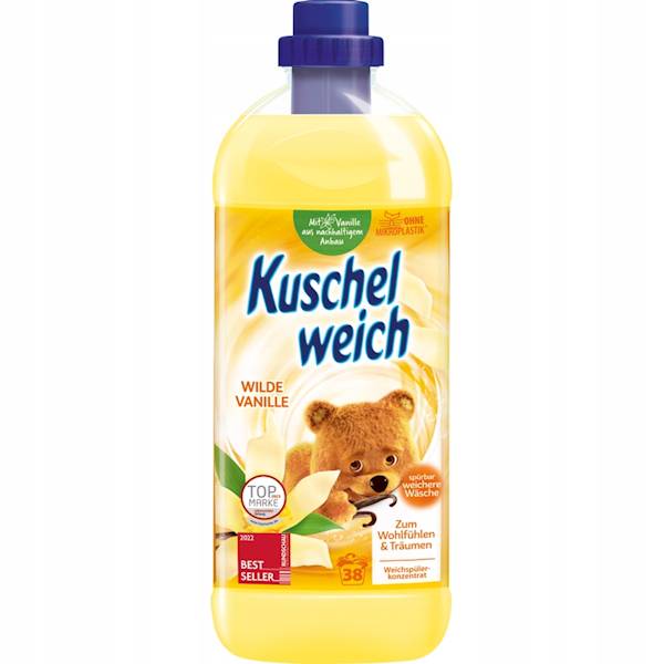 Płyn do płukania Kuschelweich Dzika Wanilia 1L/38 płukań
