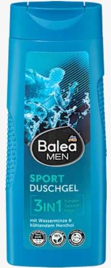 Balea Men Sport 3in1 Gel Szampon 300ml