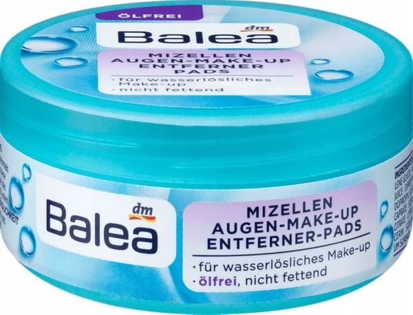 Balea Micelarne Płatki do Demakijażu Oczu 50szt