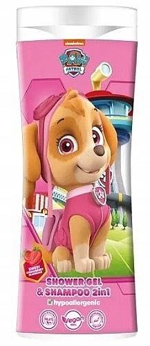 PAW Patrol Shower Gel & Shampoo Truskawka 300ml 